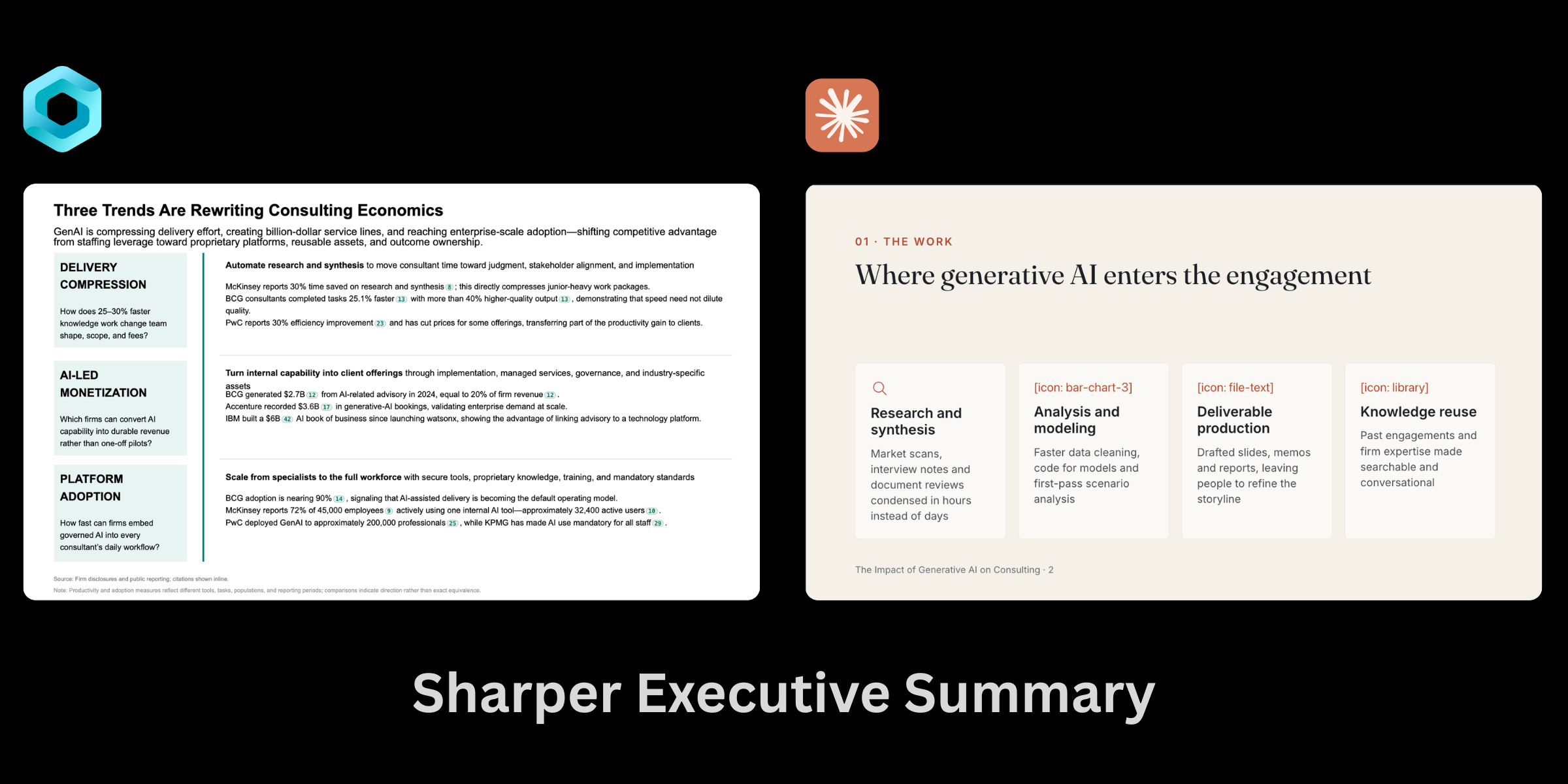 WinningStrategy.ai slides have a sharper executive summary than Claude